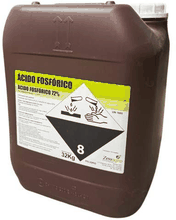 Envase de Acido Fosforico VERDE 72% (ABONO CE), líquido