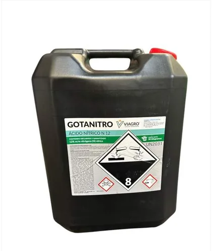 Envase de Ácido Nítrico 54% 30kg, líquido