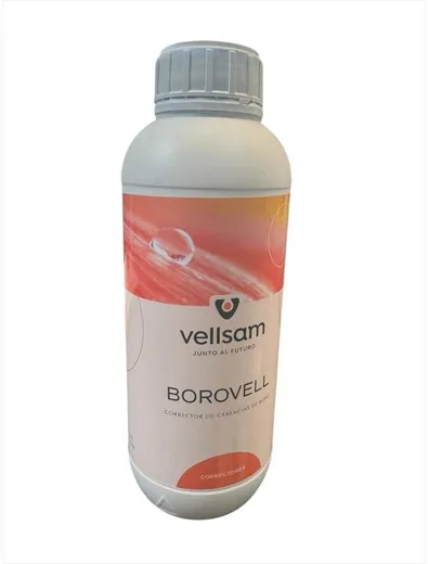 Envase de Borovell · 1 L, solución líquida de boro con etanolamina