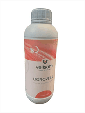 Envase de Borovell · 1 L, solución líquida de boro con etanolamina