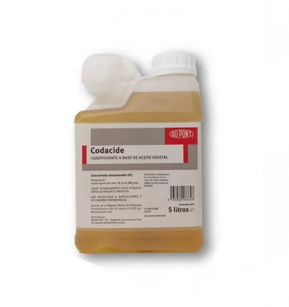Envase de Codacide 5 Litros - Coadyuvante - Aceite vegetal de colza 95% p/v - FMC
