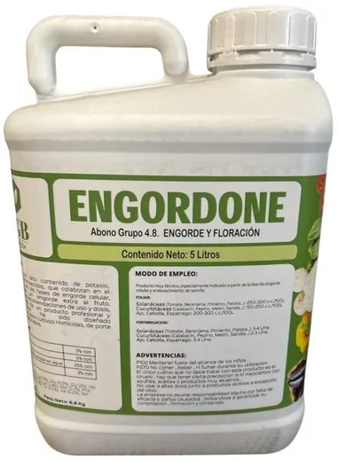 Envase de Engordone 5 Litros - Engorde