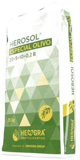 Envase de Especial olivo 20-6-9 | Abono NPK de Fondo para Olivar