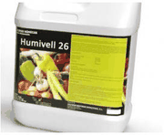 Envase de Humivell 26 · 5 L, ácidos húmicos y fúlvicos líquidos