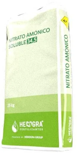 Envase de Nitrato amonico 34,5% 25kg, sólido