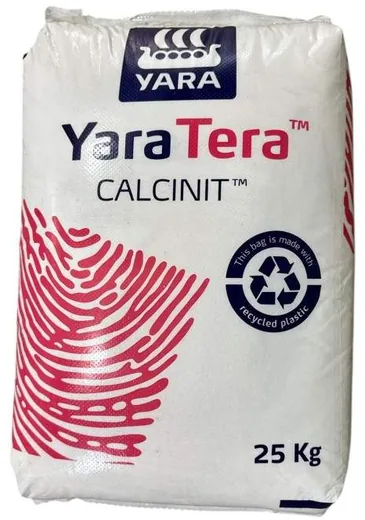 Envase de Nitrato de calcio 25 kg - YARATERA - CALCINIT, sólido