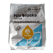 Envase de Nitrofoska Foliar 10-5-33 · 5 kg, fertilizante hidrosoluble npk con magnesio y boro