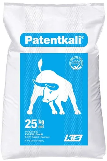 Envase de Patentkali 25kg Sulfato potásico con sales de magnesio 30