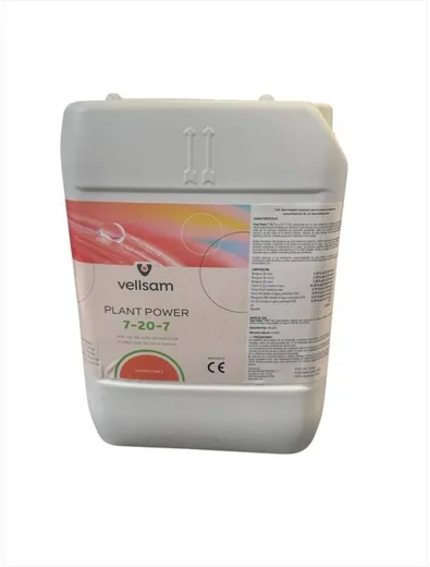 Envase de Plant Power 7-20-7 10LTS. VELLSAM