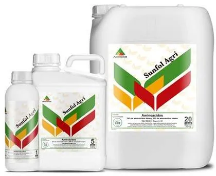 Envase de Sunfol Agri 20% 20 Litros Corrector de Carencias Mixrto