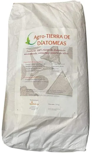 Envase de Tierra Diatomeas 20 Kilo Gramos - AGRO-TIERRA DE DIATOMEAS
