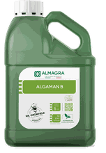 Envase de Algaman B, líquido