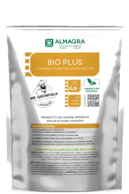 Envase de Bio Plus, consorcio sólido de bacterias fijadoras de nitrógeno y micorrizas