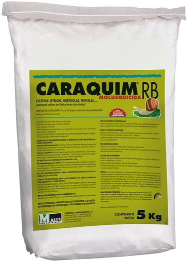 Envase de CARAQUIM RB, polvo