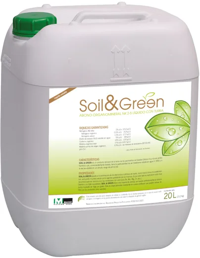 Envase de SOIL & GREEN, líquido