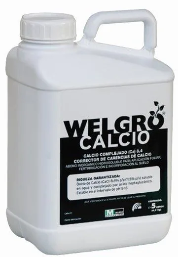 Envase de WELGRO CALCIO