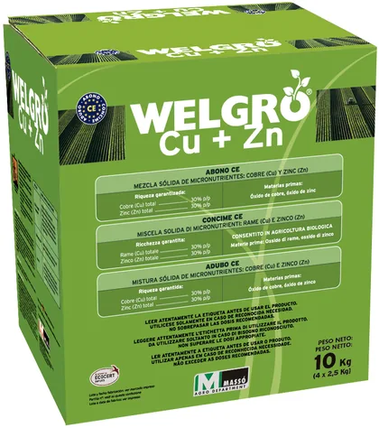 Envase de WELGRO Cu+Zn
