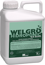 Envase de WELGRO HIDROPONIC SIN BORO
