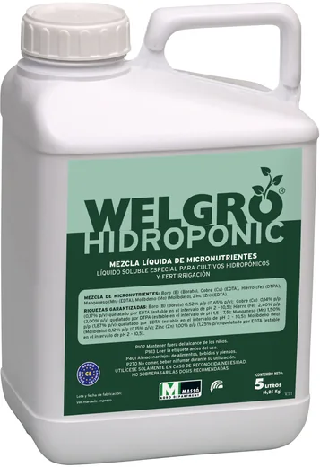 Envase de WELGRO HIDROPONIC