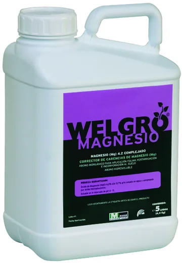 Envase de WELGRO MAGNESIO