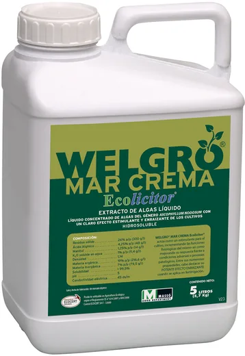 Envase de WELGRO MAR CREMA ECOLICITOR, líquido