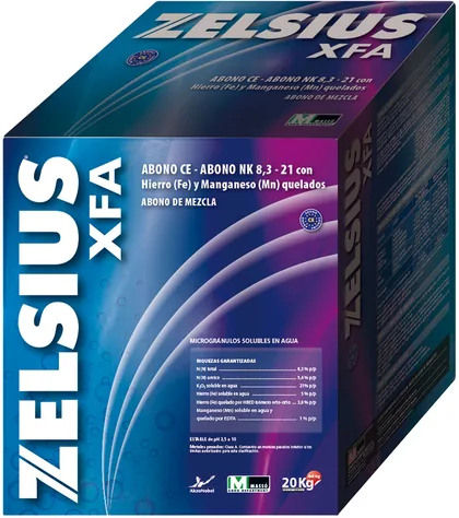 Envase de ZELSIUS XFA