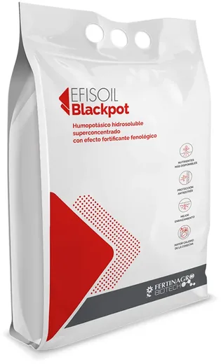 Envase de Efisoil Blackpot, soluble