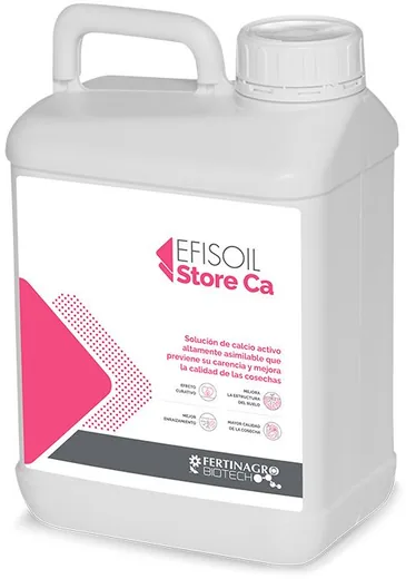 Envase de Efisoil Store Ca, líquido