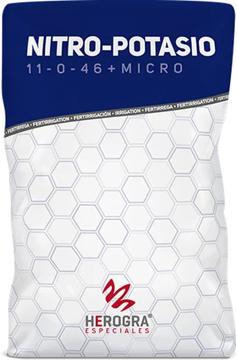 Envase de Nitro-Potasio 11 + 0 + 46 Micro, soluble