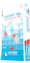 Envase de Heronit® 60 Especial Soluble, sólido