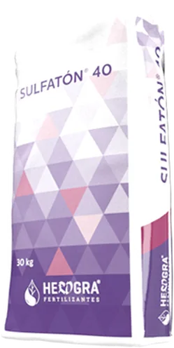 Envase de Sulfatón® 40, sólido