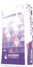Envase de Sulfatón® 40, sólido